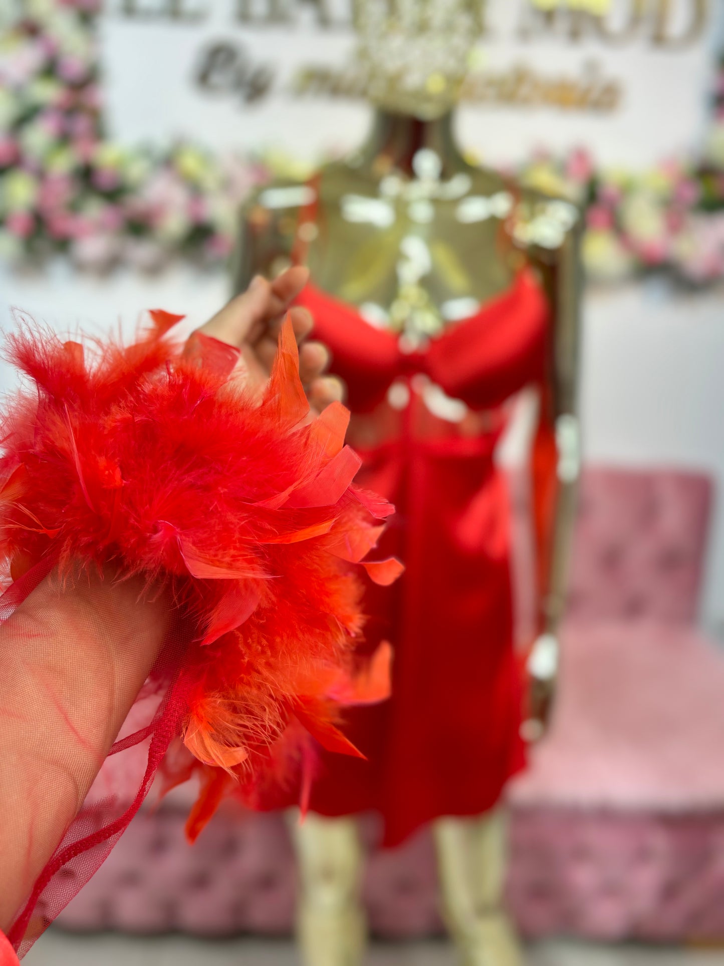 Desahabiller PLUME rouge