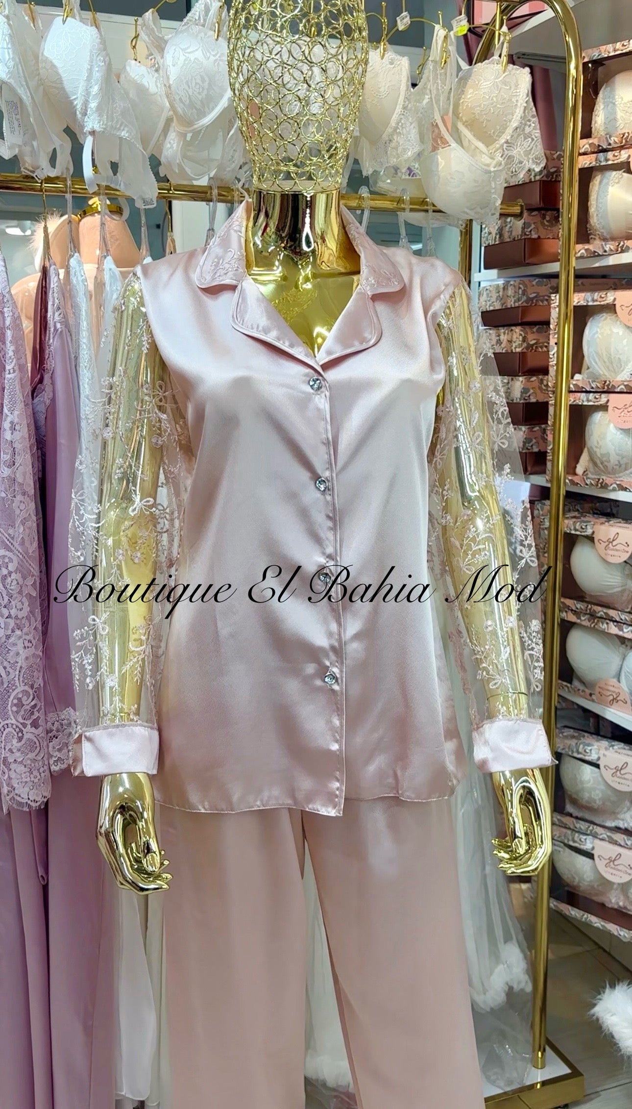 Box pyjama 6 piéces rose