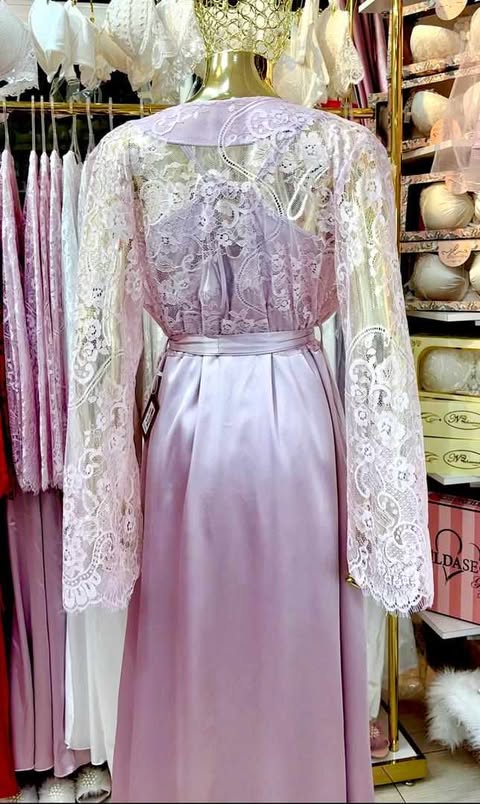 Déshabiller satin long