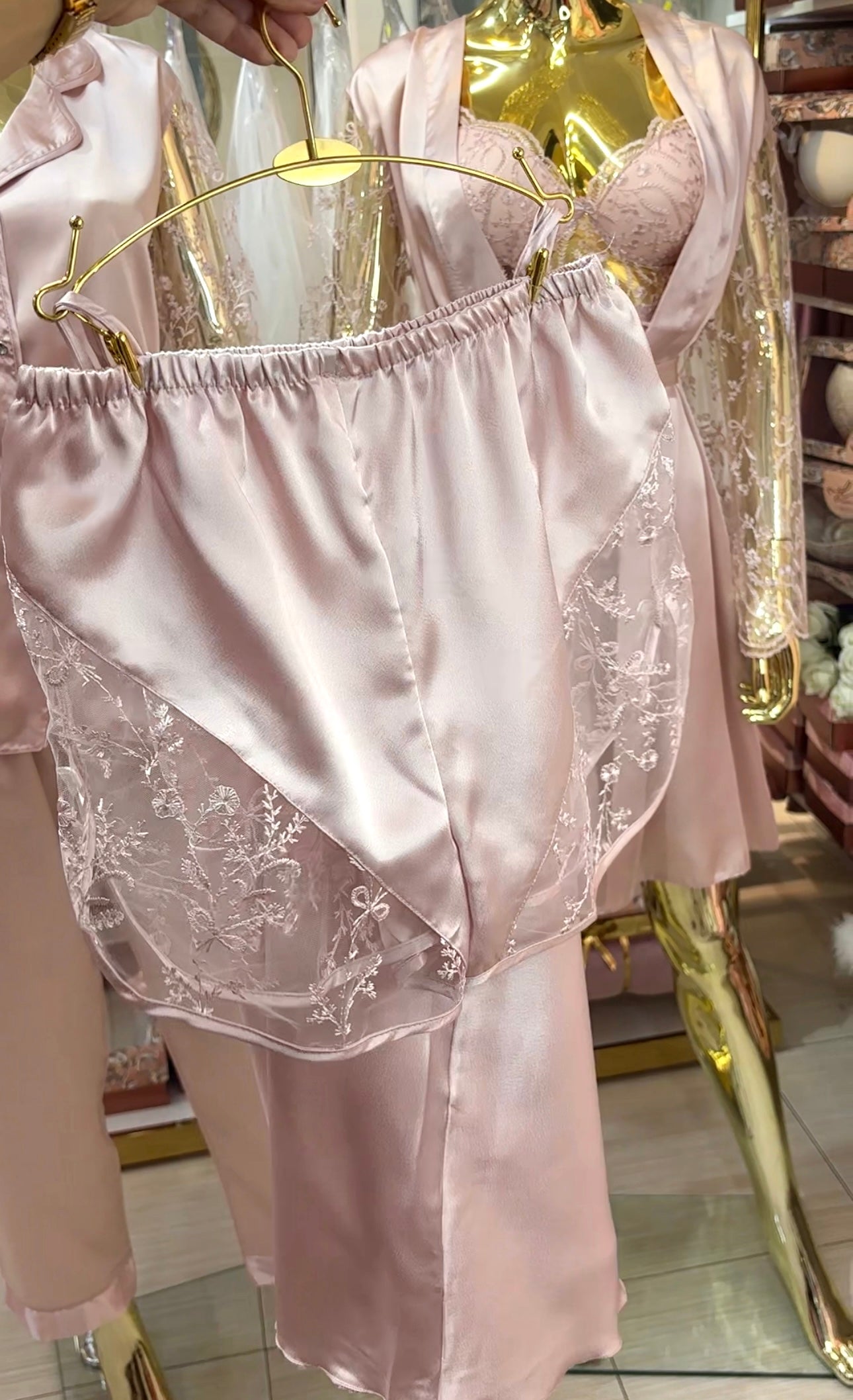 Box pyjama 6 piéces rose