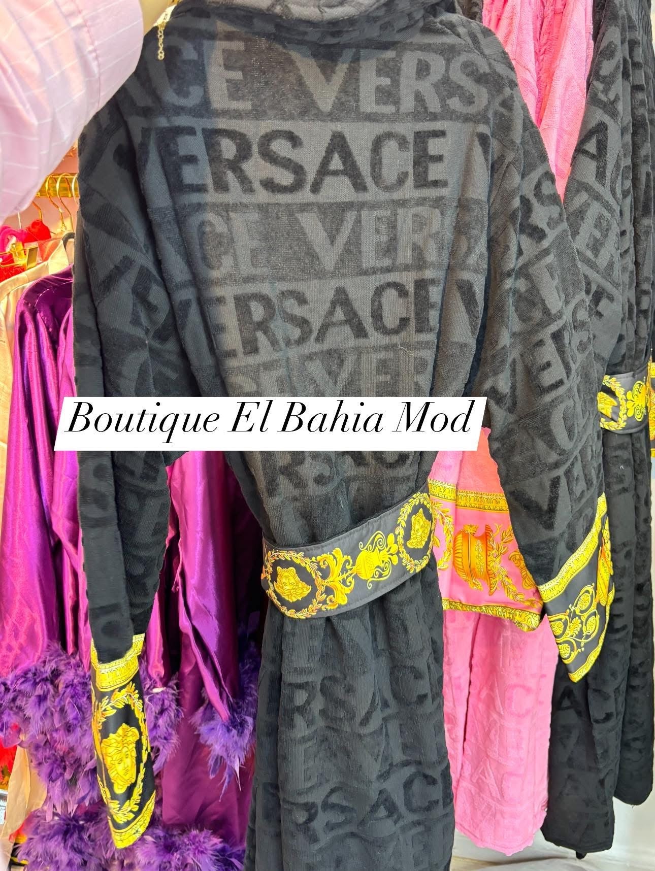 Sortie de bain noir