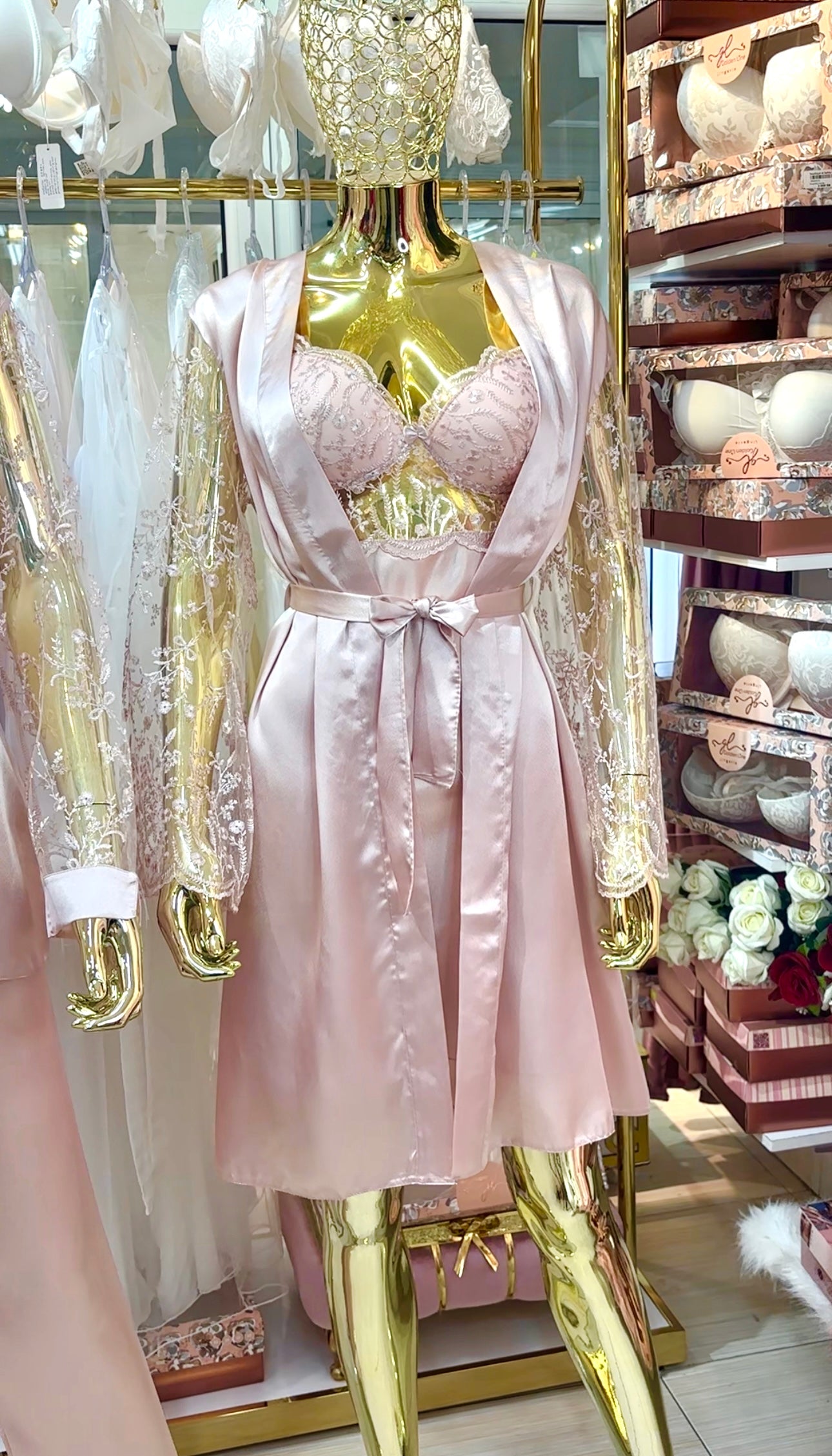 Box pyjama 6 piéces rose