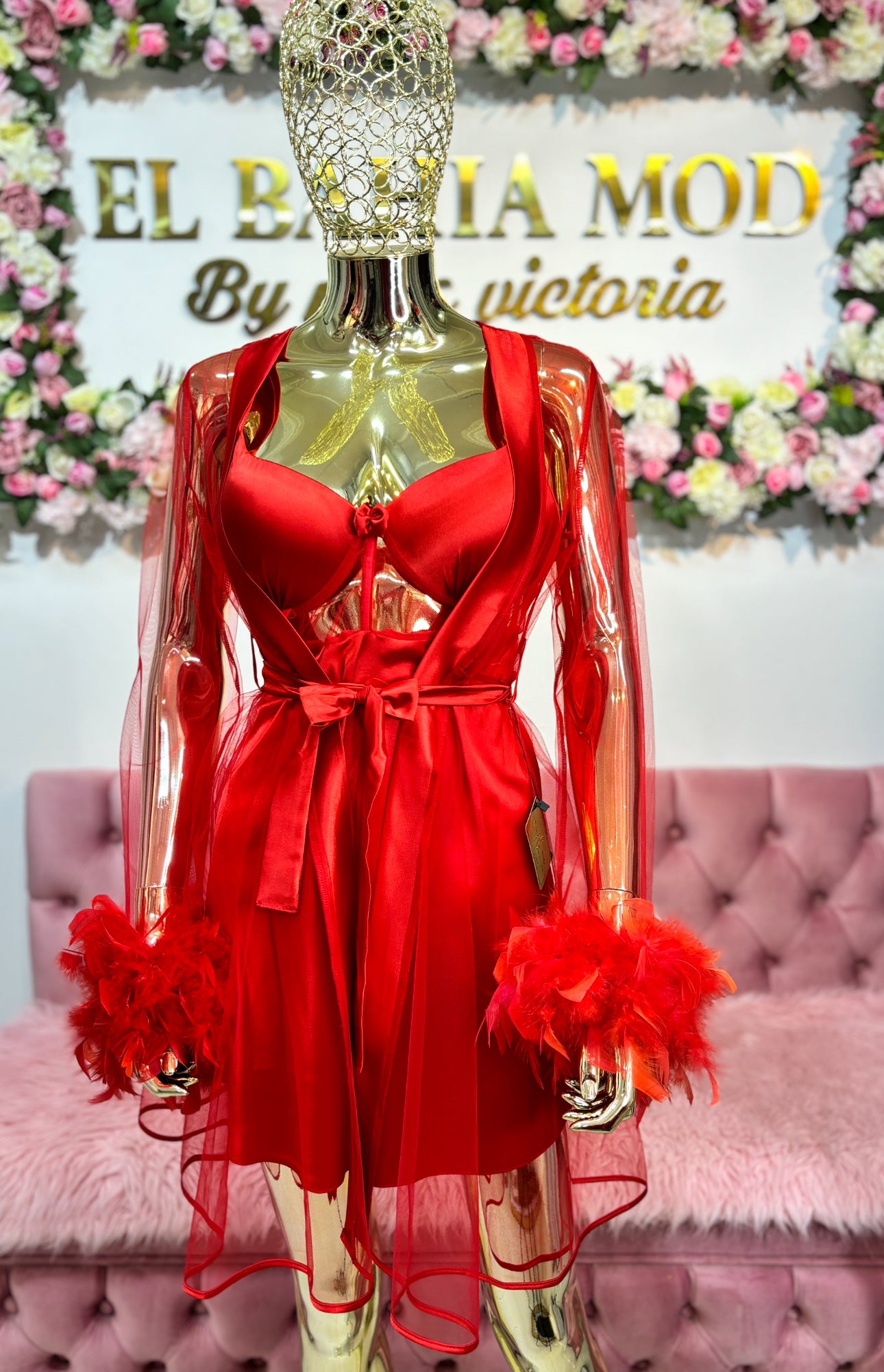 Desahabiller PLUME rouge